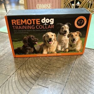 Remote Dog Training Collar - Black and Orange